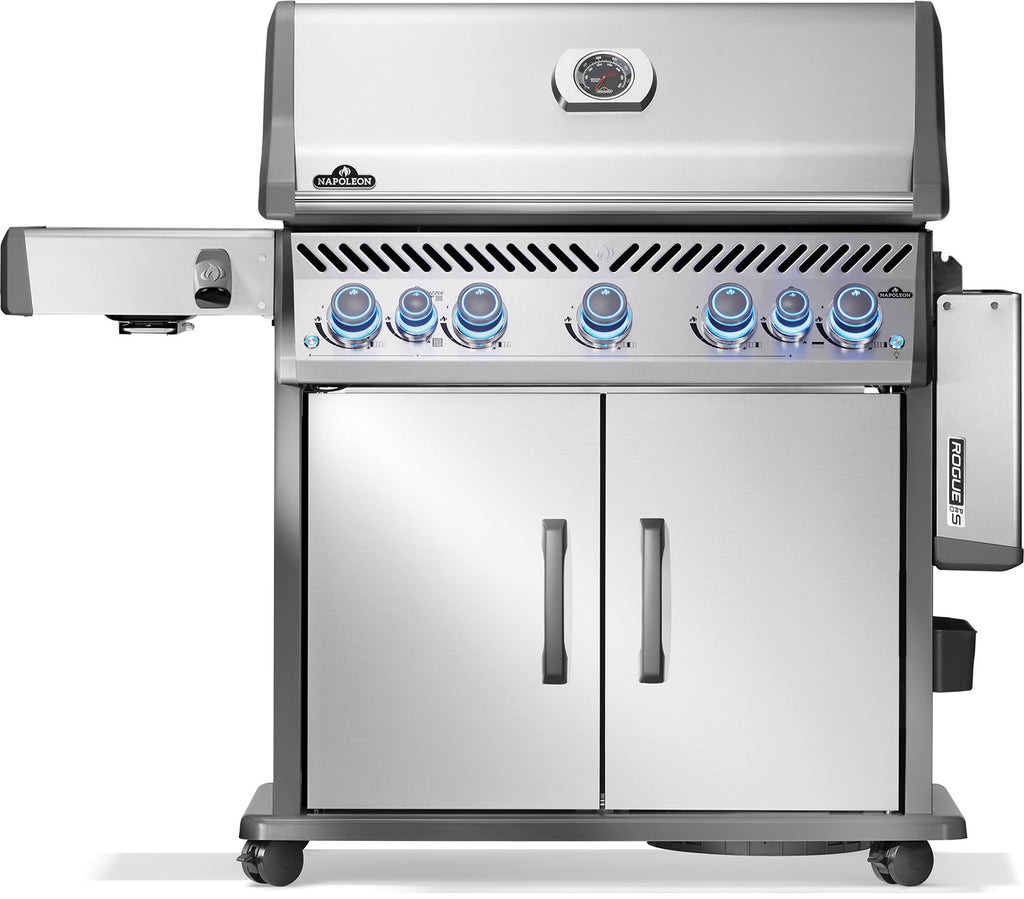 Gassgrill Rogue PRO-S 625 rustfritt stål Sizzle Zone bakside