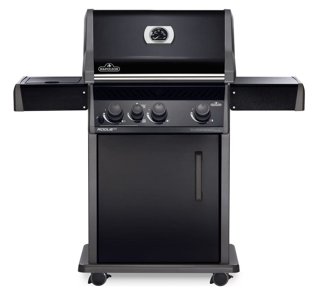 Gassgrill Rogue XT 425 all black med Sizzle Zone front