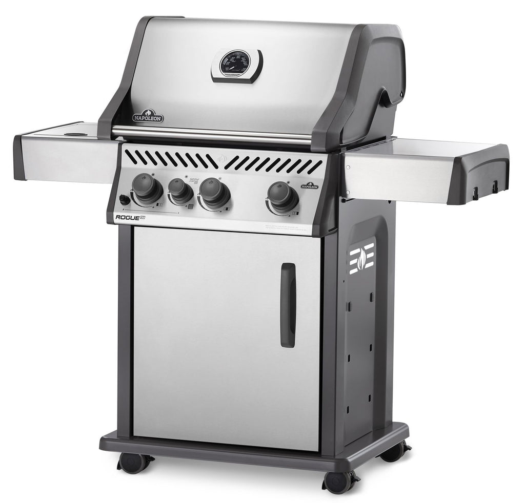 Gassgrill Rogue XT 425 rustfritt stål bakside
