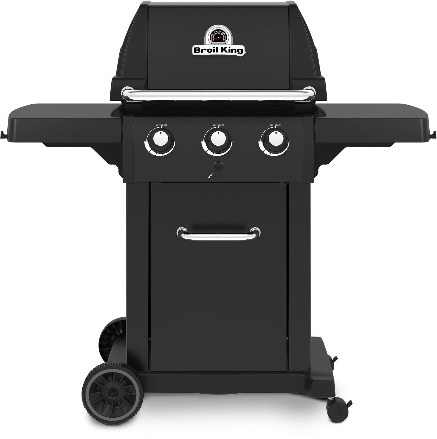 Gassgrill Royal 320 Shadow 3 brennere støpejernsrist bakside