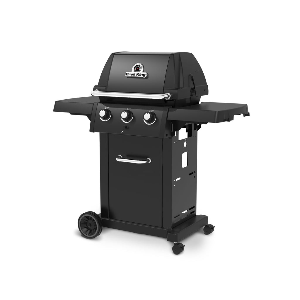 Gassgrill Royal 320 Shadow 3 brennere støpejernsrist detalj av brennere
