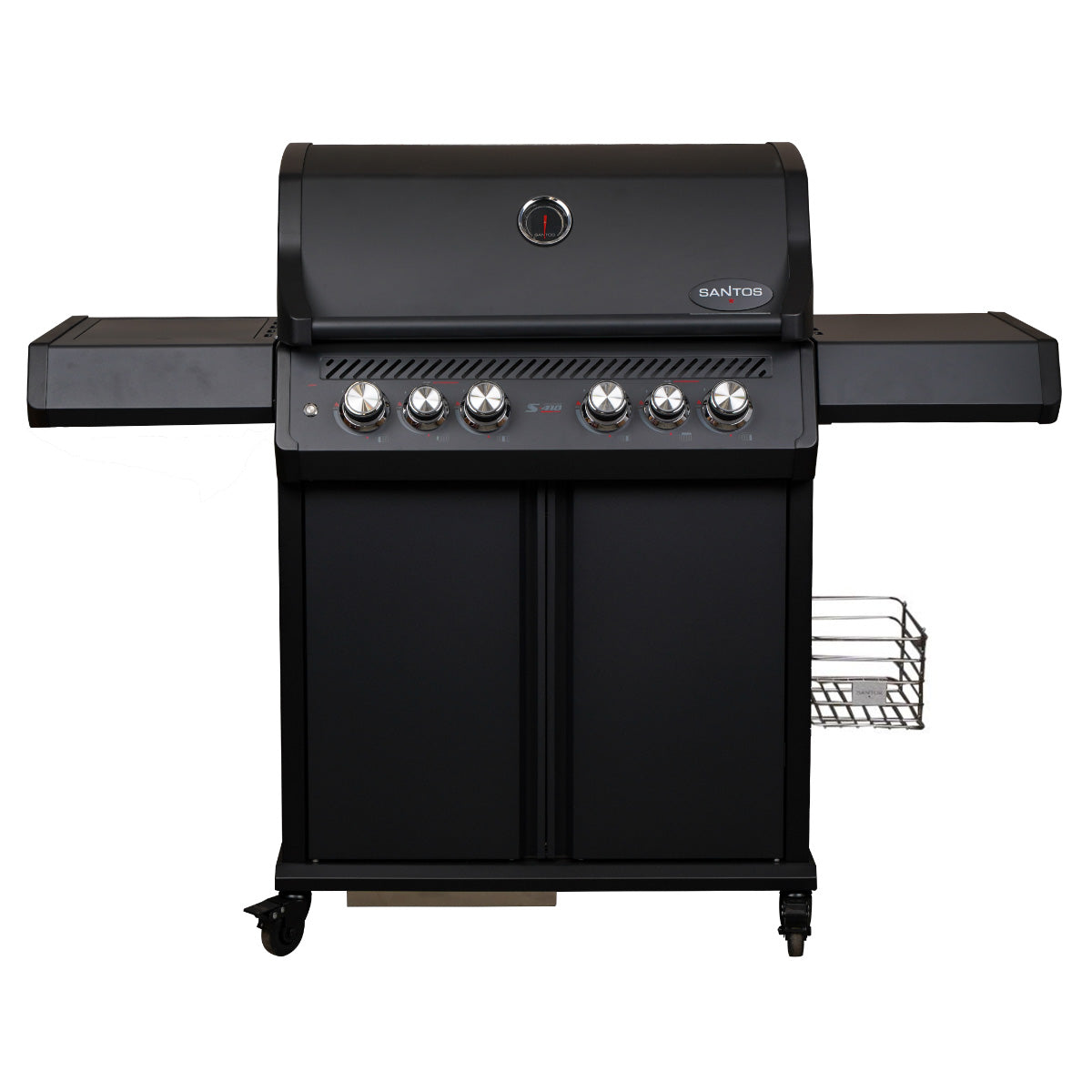 Gassgrill S-418 Pro All Black bakside