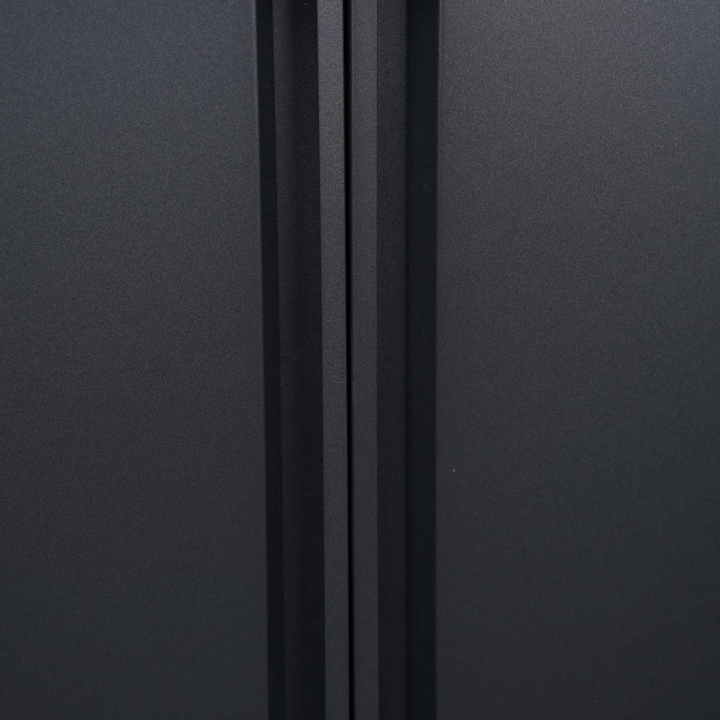 Gassgrill S-418 Pro All Black med åpent lokk