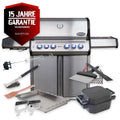 Gassgrill S-418 Pro TST rustfritt stål forfra