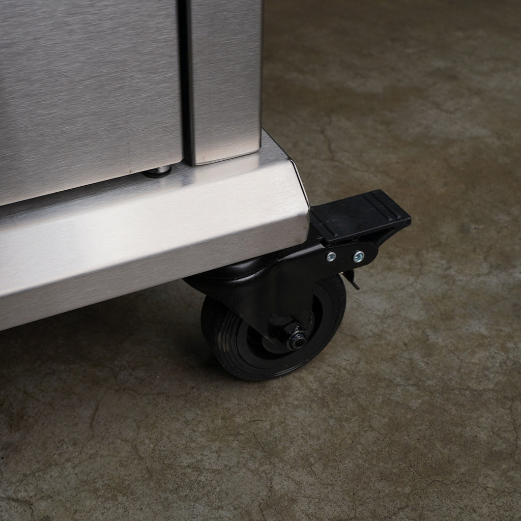 Gassgrill S-418 Pro TST rustfritt stål varmeholdingsrist