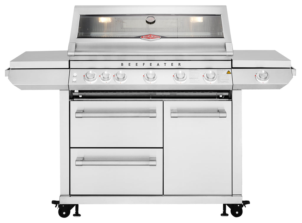 Gassgrill Signature 7000 5 brennere med sidebrenner - BeefEater forfra