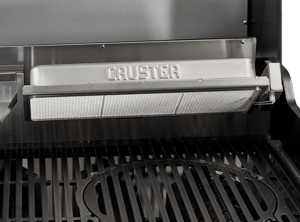 Gassgrill UNIQ 4 IK med CRUSTER bakbrenner og oppbevaringsskap