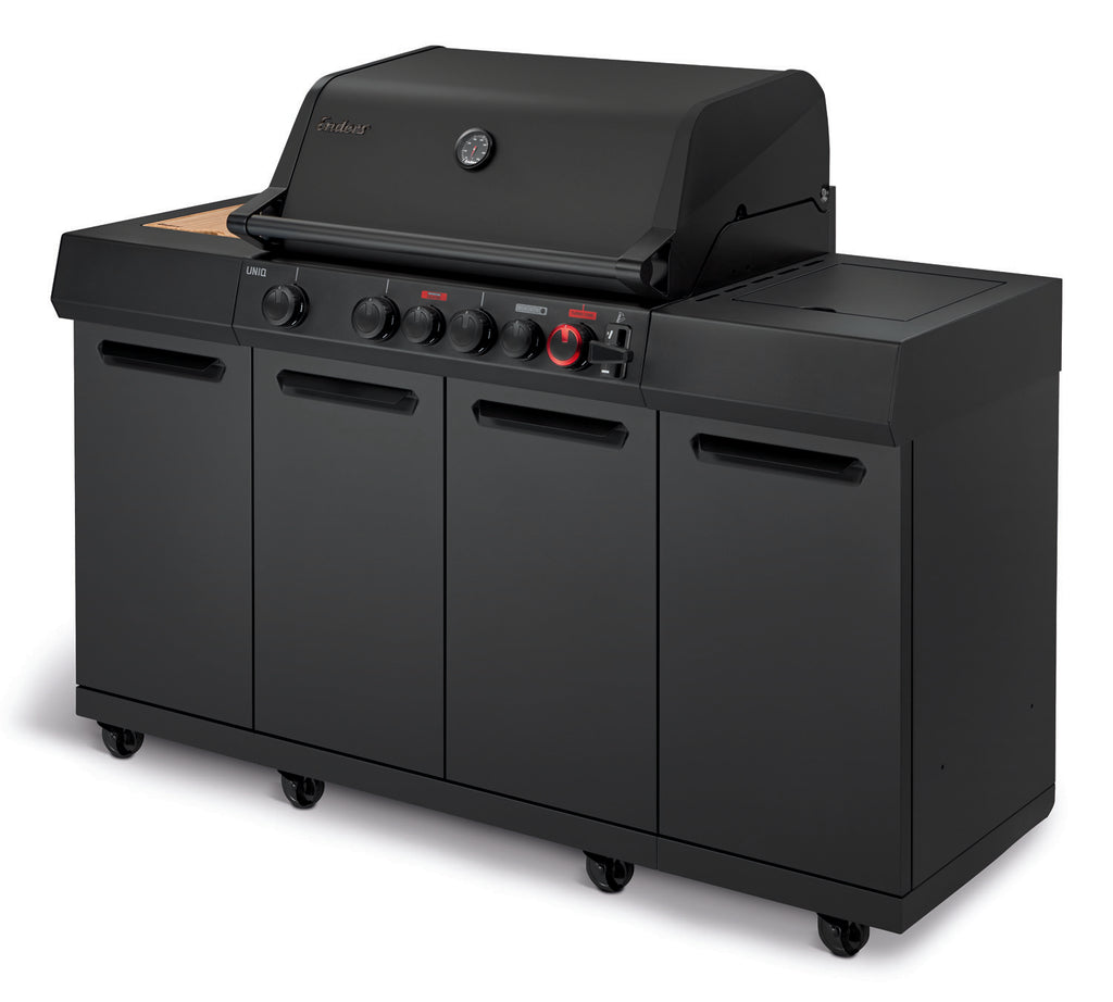 Grillrist og varmeelement på Gassgrill UNIQ 4 IK Kitchen Shadow