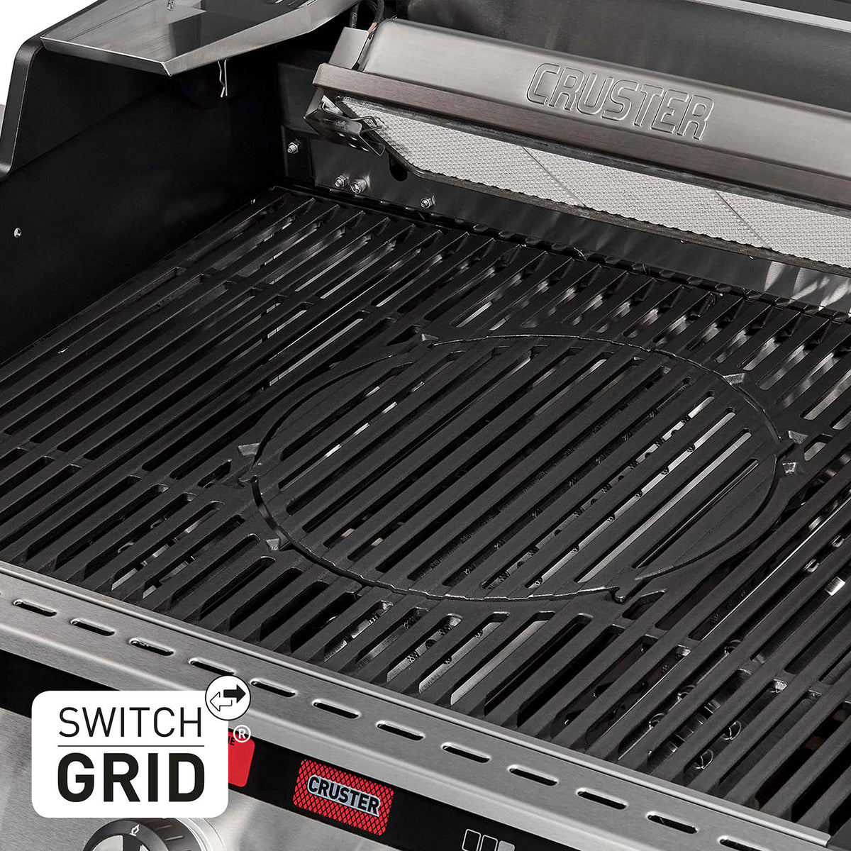 Nærbilde av SWITCH GRID grillrist på Gassgrill UNIQ Pro 3 IK Kitchen