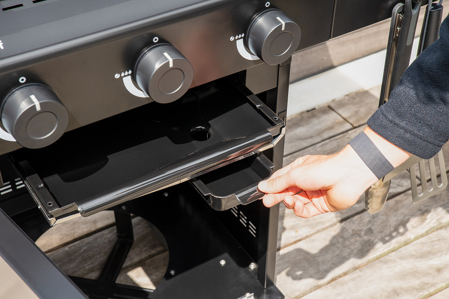 Sidebrenner på Gassgrill HEAT C-335 3 brennere med Blazing Zone - Outdoorchef