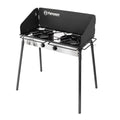 Gasskoker GE90 med 2 brennere 90x45 cm kokflate forfra