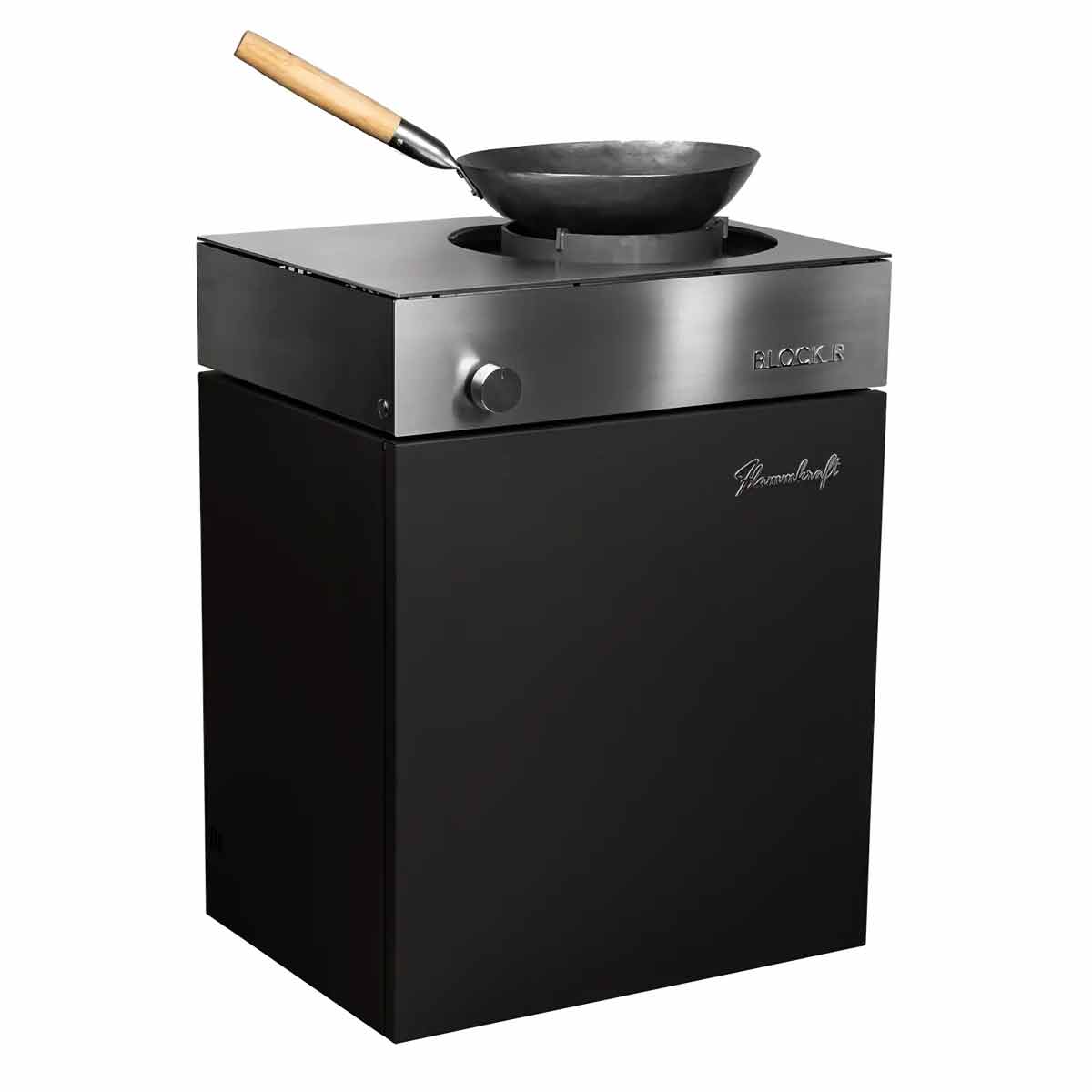 Gasswokbrenner Block R Gen. 5 rustfritt stål 17 kW forfra