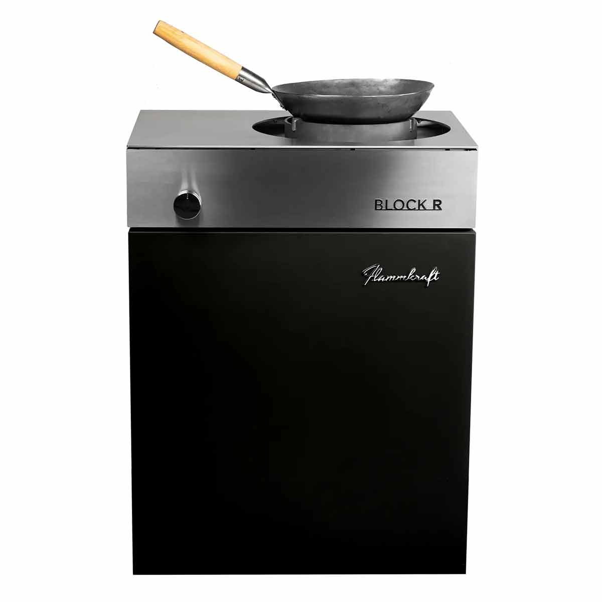 Gasswokbrenner Block R Gen. 5 rustfritt stål 17 kW bakside