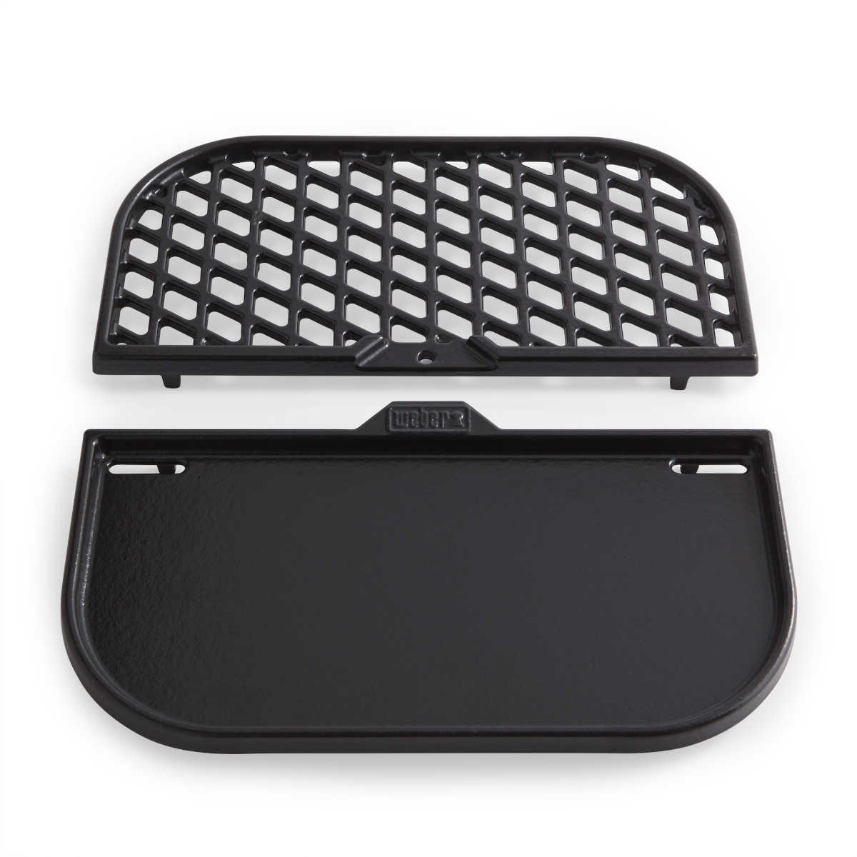 GBS 2in1 Sear Grate & grillplate støpejern - Weber forfra