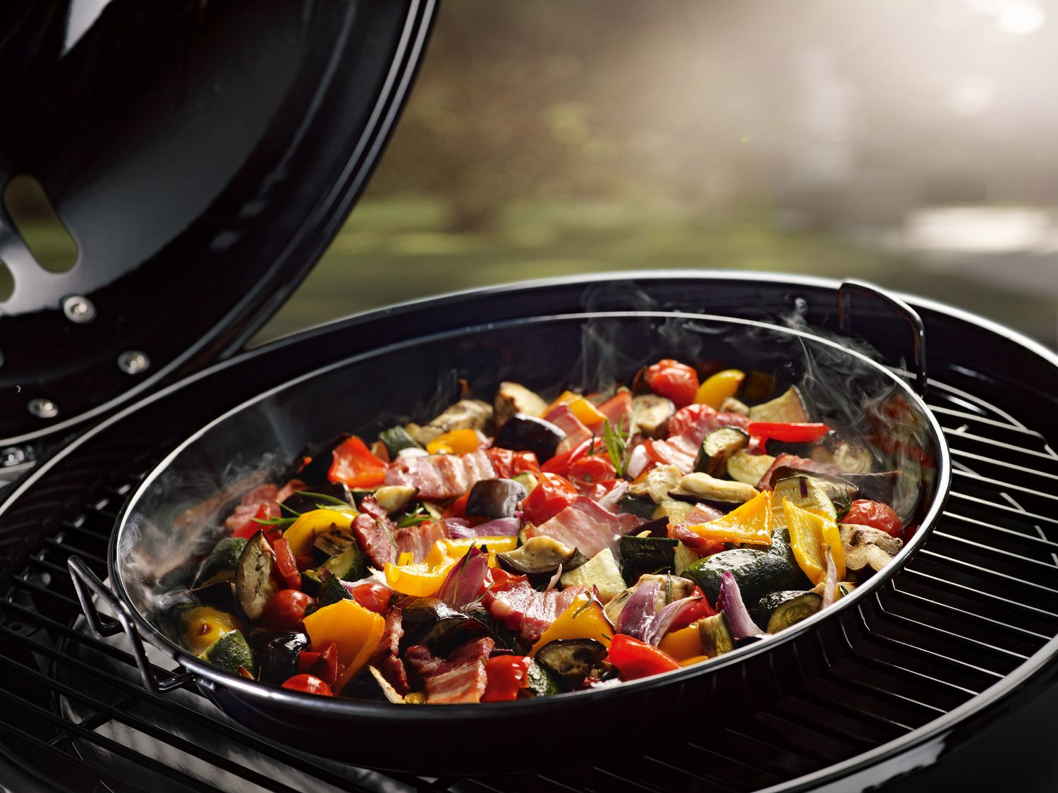 Gourmet sett 2-delt panne 34 cm og pizzabrett 35 cm Outdoorchef nærbilde av pizzabrett