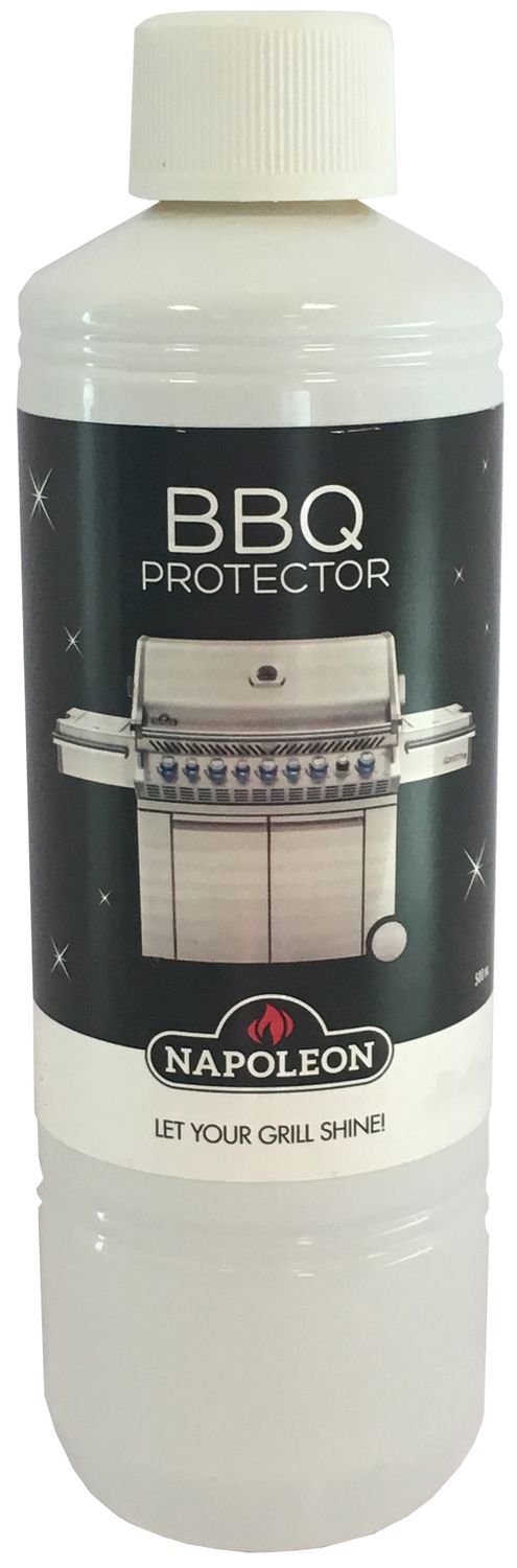 Grill Protector rengjøring og pleie for rustfritt stål 500 ml Napoleon forfra