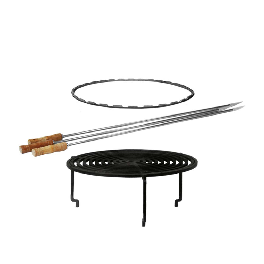 Grill tilbehørssett 100 med grillrist og spade - OFYR forfra