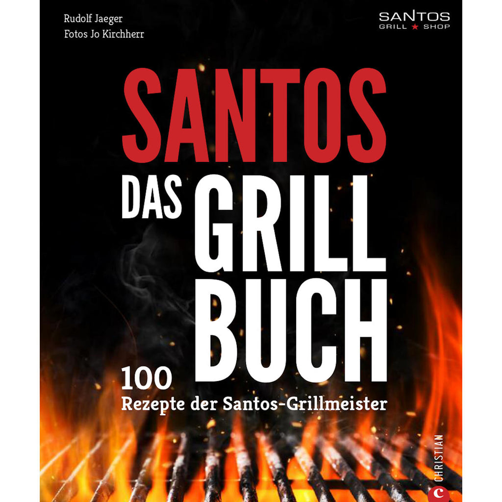 Grillbok med 100 oppskrifter - SANTOS forside
