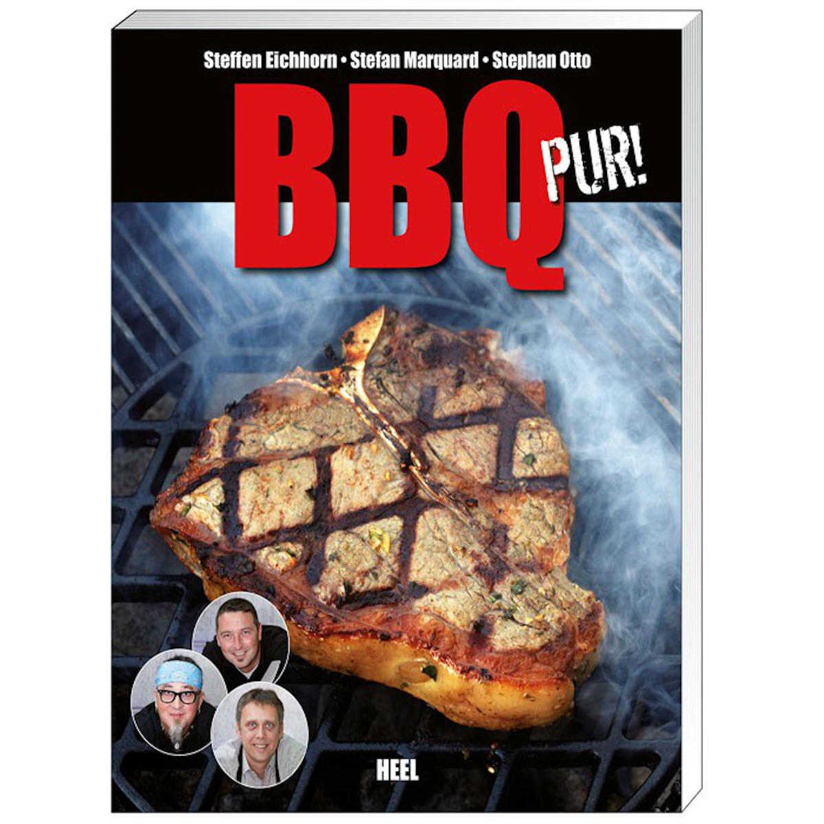 Grillbok BBQ pur! oppskrifter for grill og smoker - Heel forside