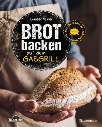 Grillbok "Brot backen auf dem Gasgrill" brødbaking fra Napoleon med hard cover