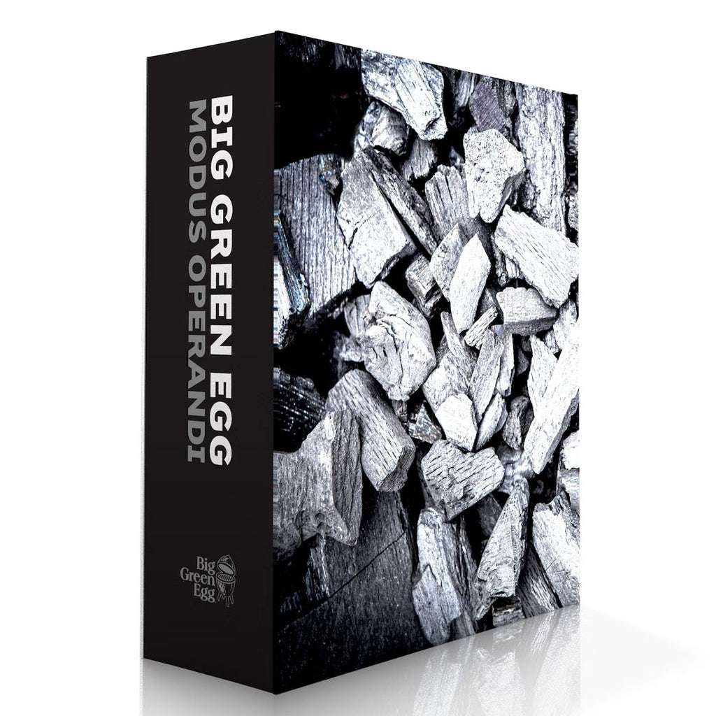 Grillbok Modus Operandi for keramisk grill Big Green Egg bakside