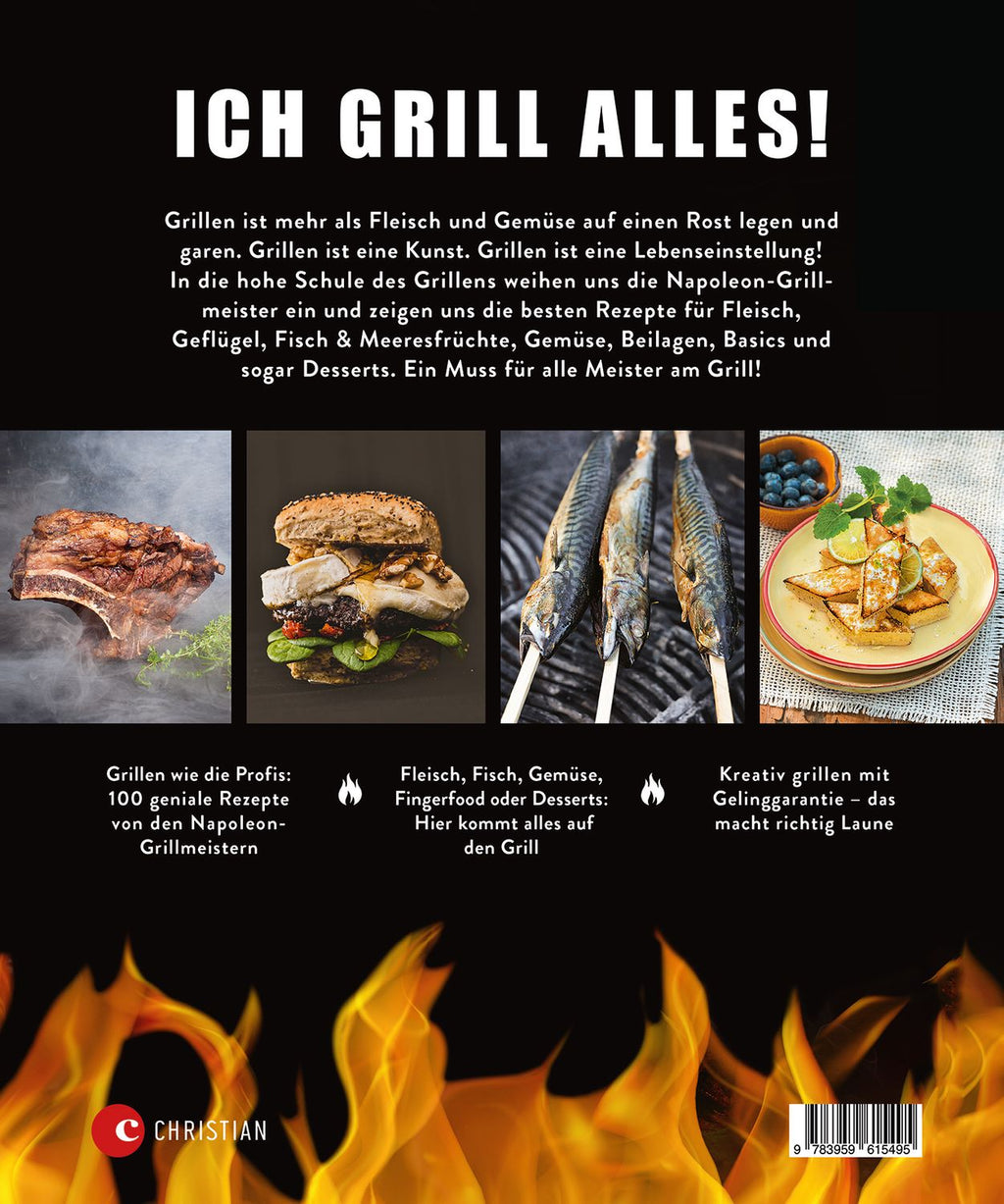 Detaljbilde av Grillbok Napoleon Grill Kodex 100 oppskrifter