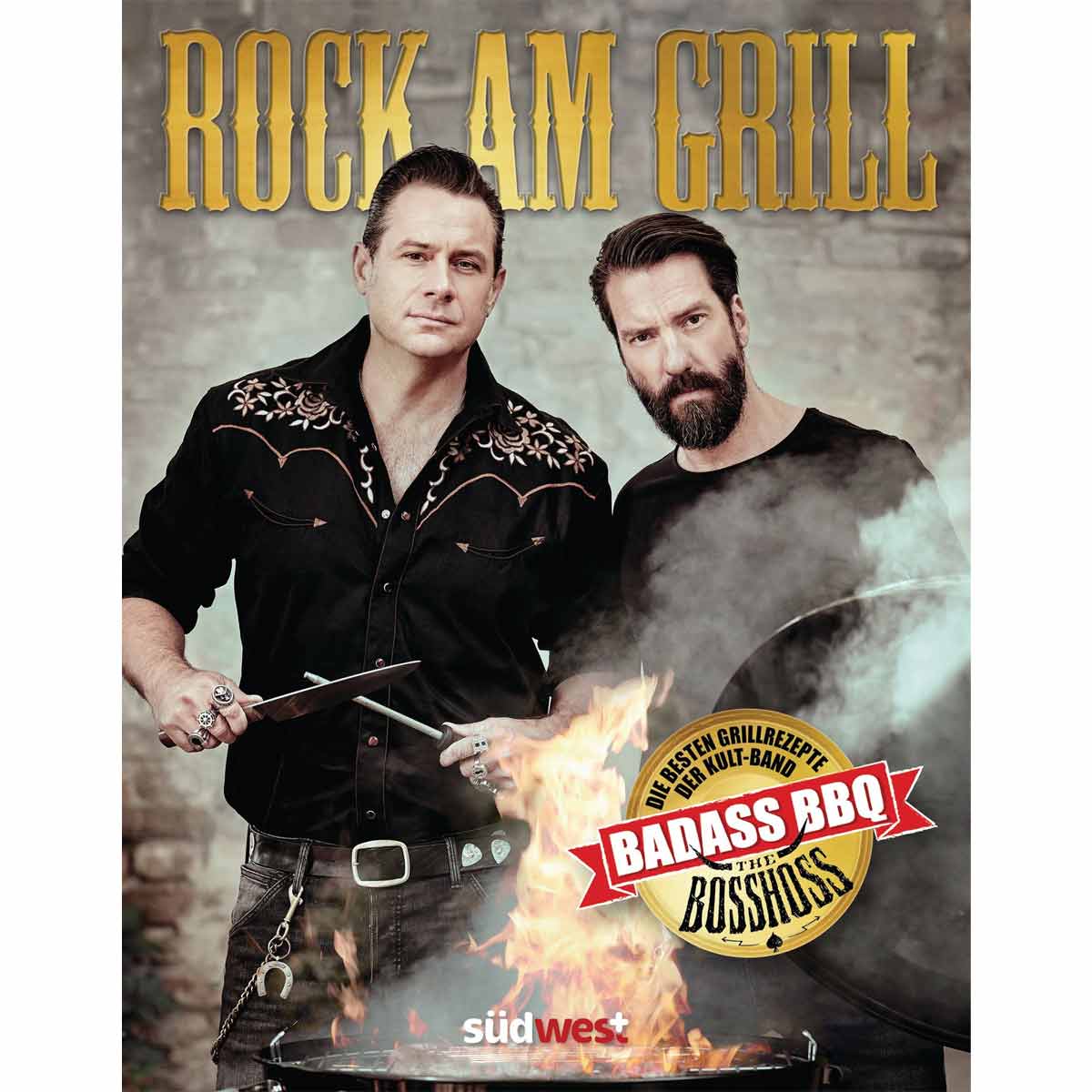 Grillbok Rock am Grill BBQ-oppskrifter - The BossHoss forside