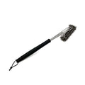 Grillbørste 3-raders rustfritt stål 55 cm - FireRocket forfra