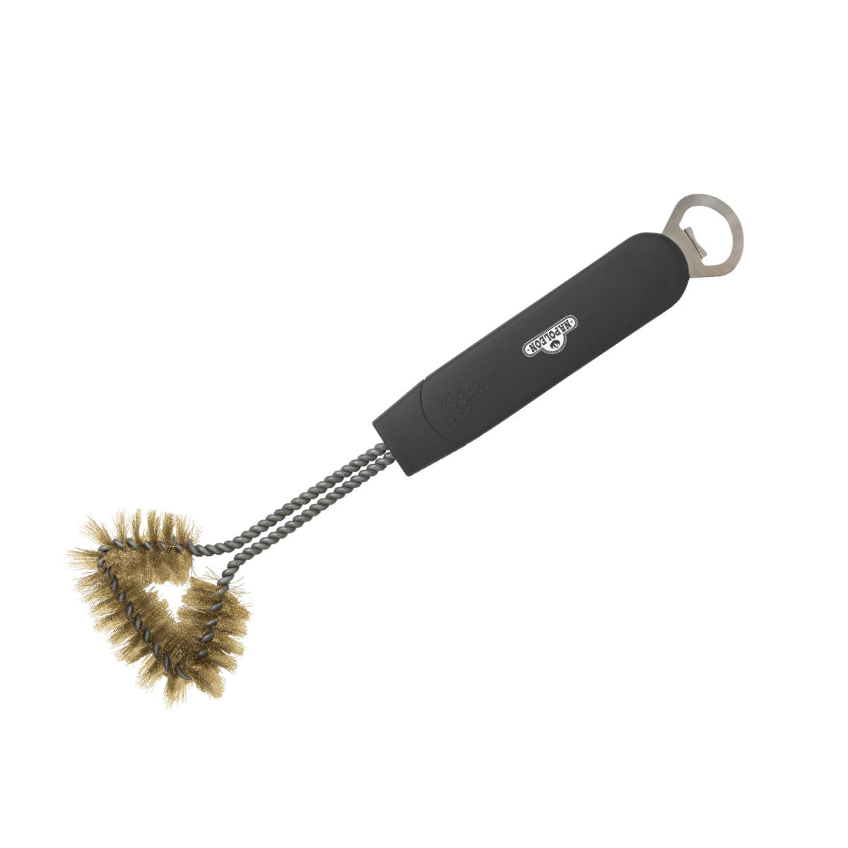 Grillbørste 3-sidet med messingbørster 31 cm - Napoleon for effektiv rengjøring av grill