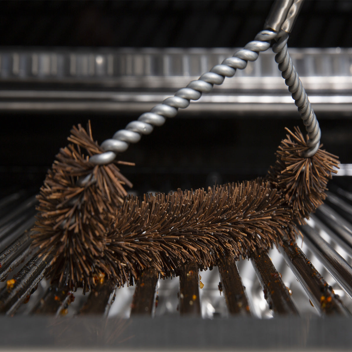 Grillbørste Baron spiral rengjøring Broil King bakside