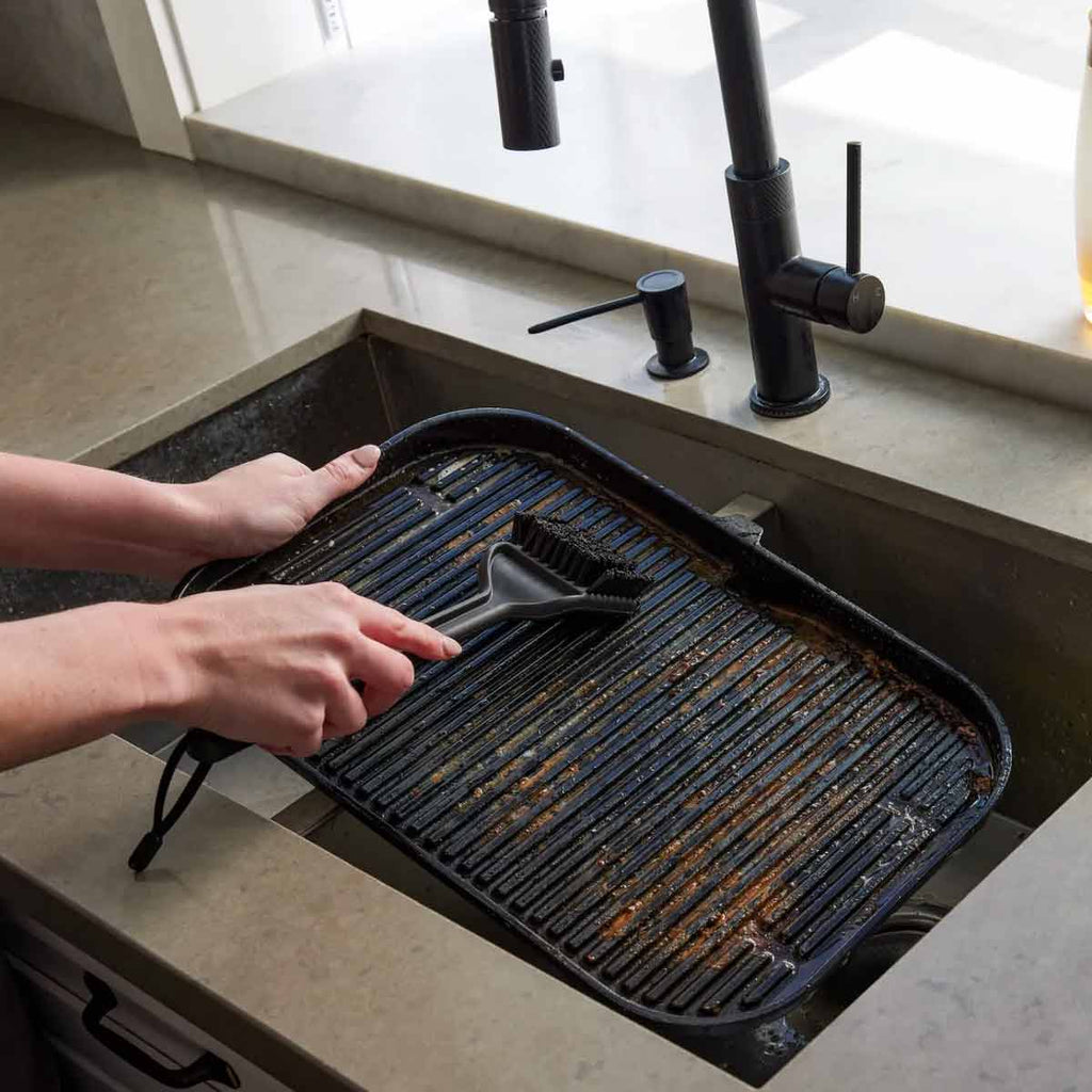 Detalj av nylonbørster på Grillbørste nylon 30,9 cm for Woodfire - Ninja