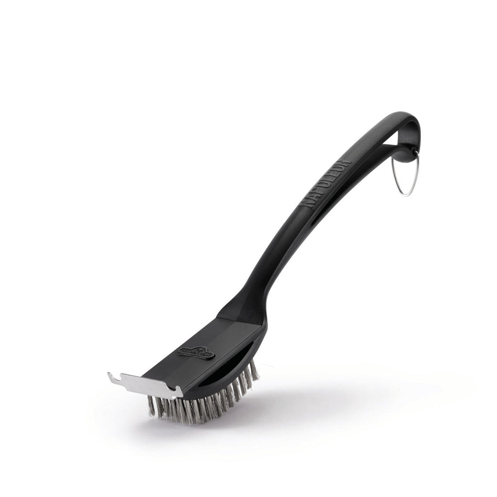 Grillbørste med stålbørster og plasthåndtak 48 cm - Napoleon forfra