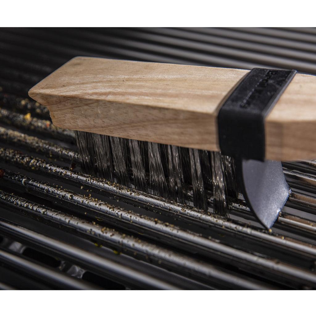 Detalj av bust på Grillbørste tre med ekstra lange bust - Broil King