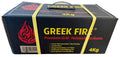 Grillbriketter 4 kg eik og bøk - Greek Fire forfra