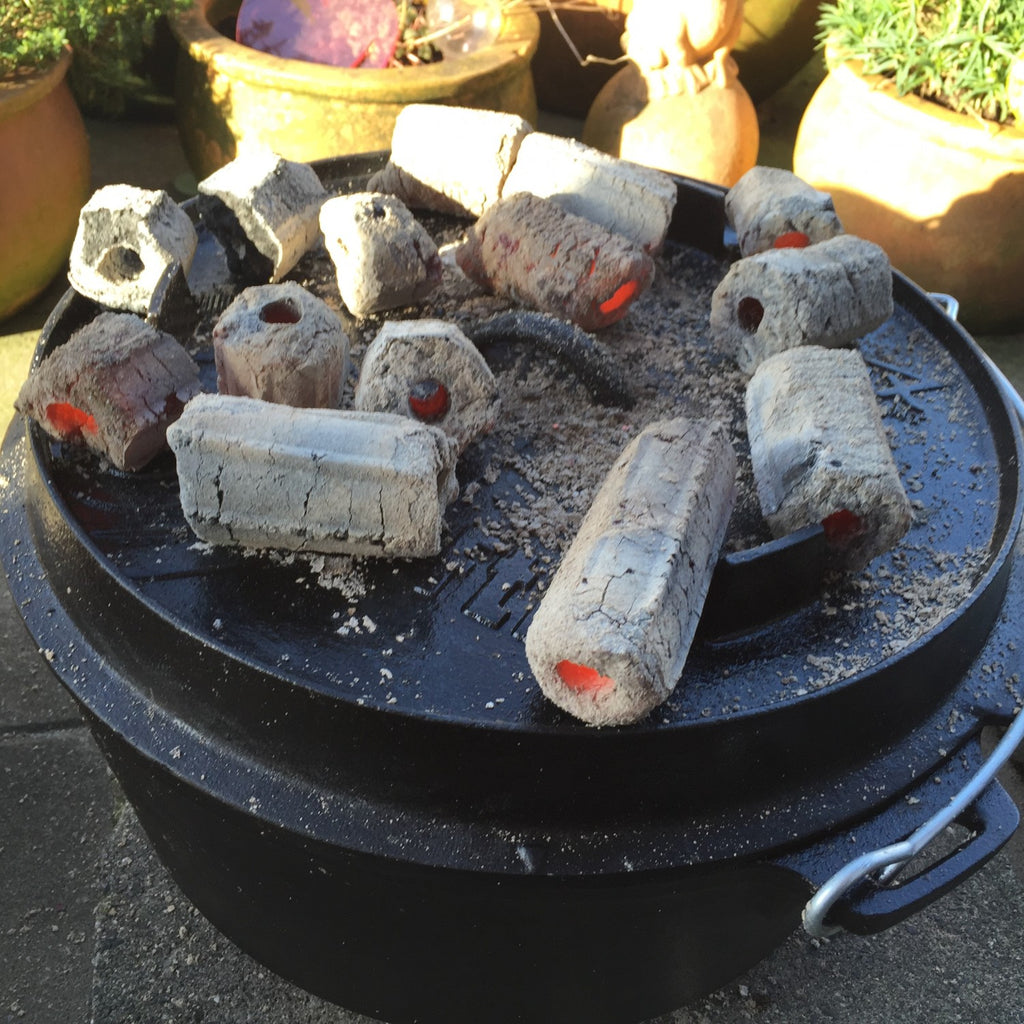 Detalj av Grillbriketter 4 kg eik og bøk - Greek Fire