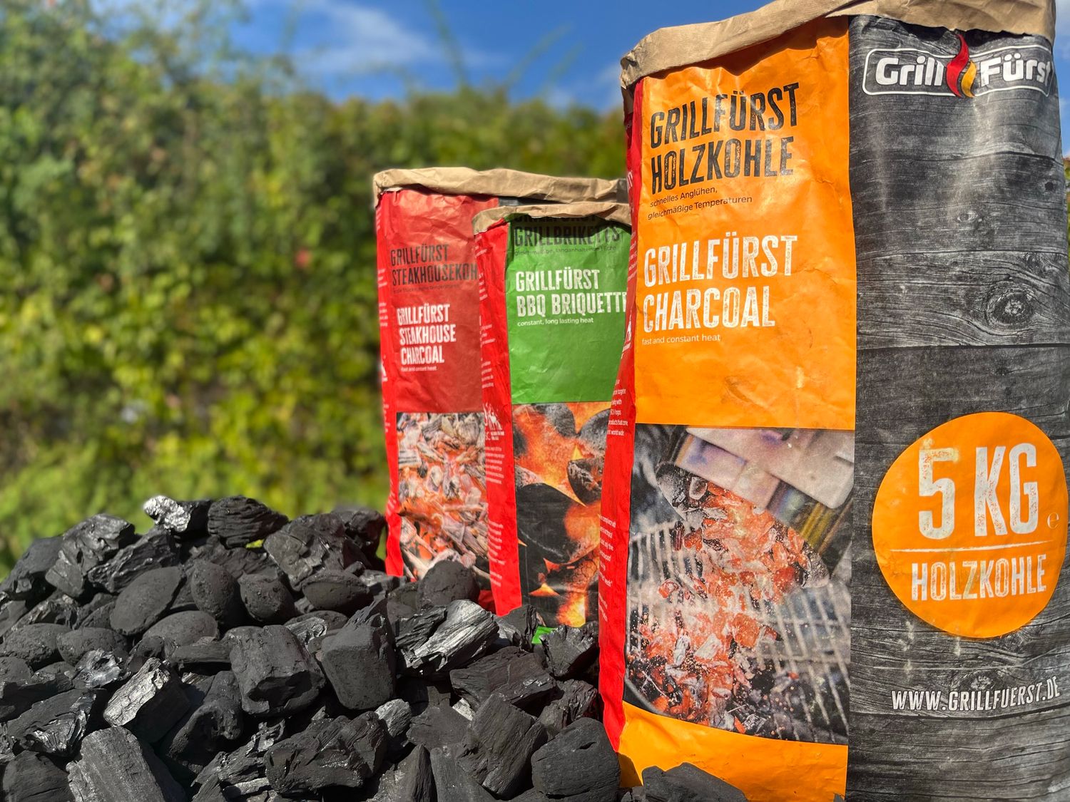 Grillbriketter 5 kg hardtre fra Namibia - Grillfürst