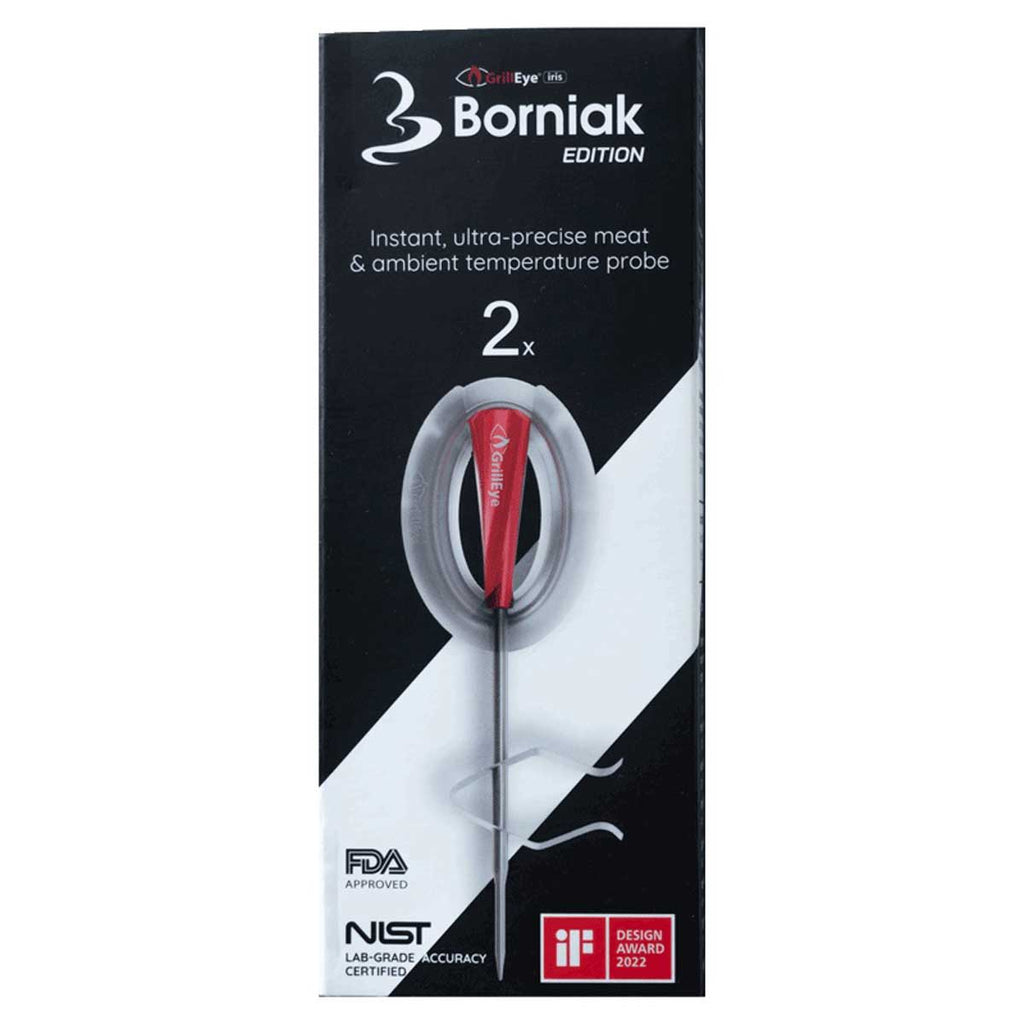 GrillEye IRIS temperatursonder 2 stk - Borniak Edition forfra