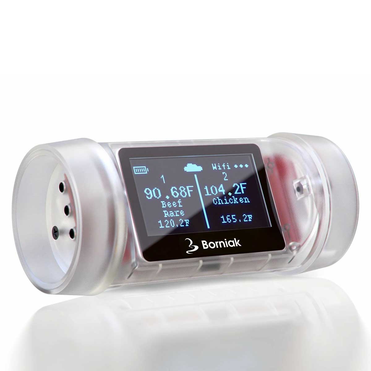 GrillEye MAX Bluetooth WiFi steketermometer Borniak Edition forfra