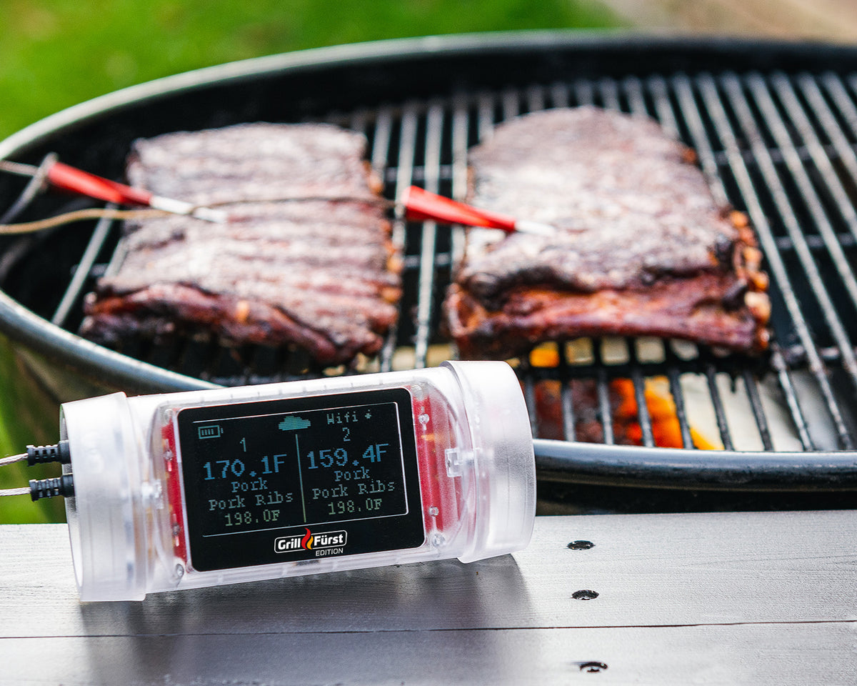 Pakning av GrillEye MAX smart WiFi steketermometer med 4 prober