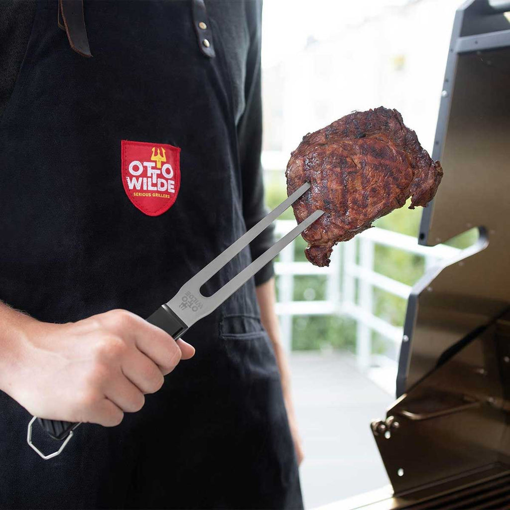 Opphengsøyen på Grillgaffel XL rustfritt stål Otto Wilde Grillers