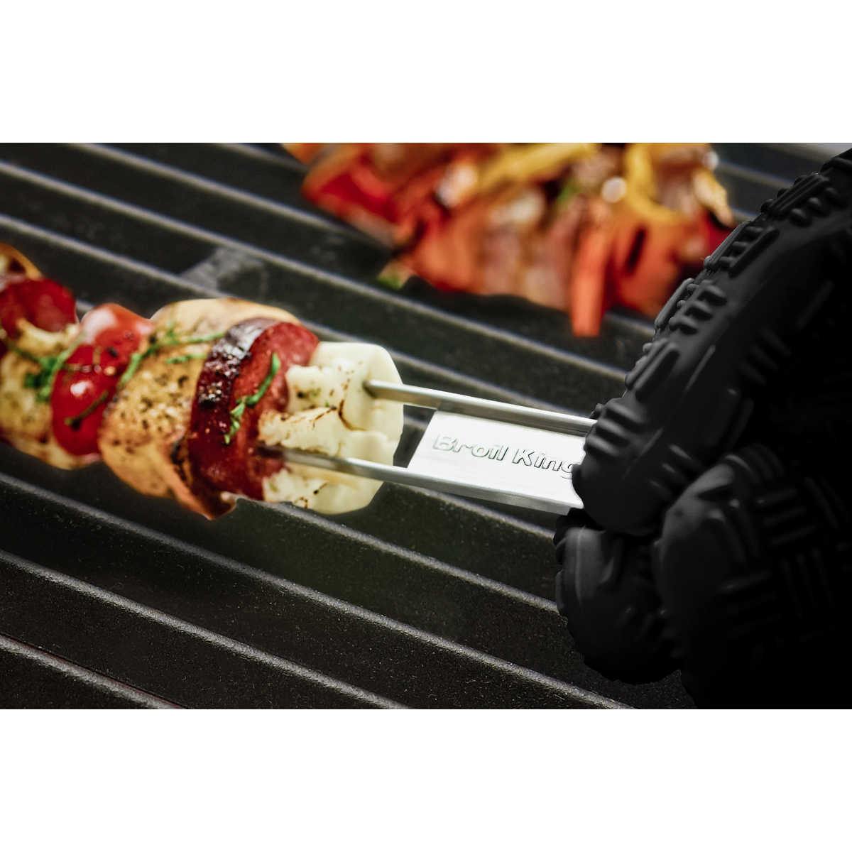 Detalj av silikonmateriale på Grillhanske og klut varmebestandig 260 °C silikon Broil King