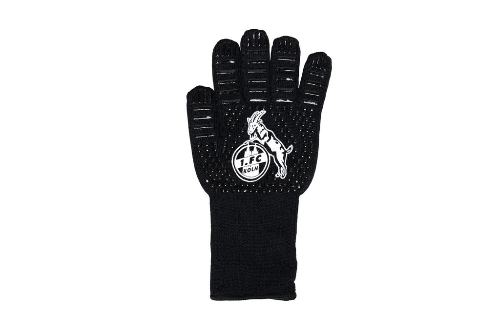 Grillhanske silikon/aramid 1. FC Köln Edition 500°C - Grillfürst forfra