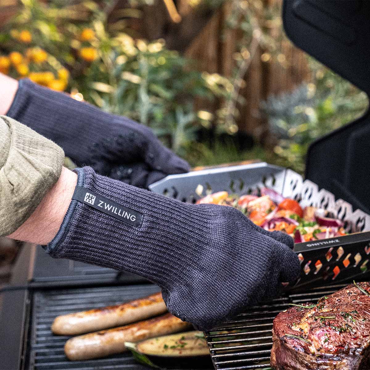 Grillhansker 2-delt antrasitt - ZWILLING BBQ+ bakside