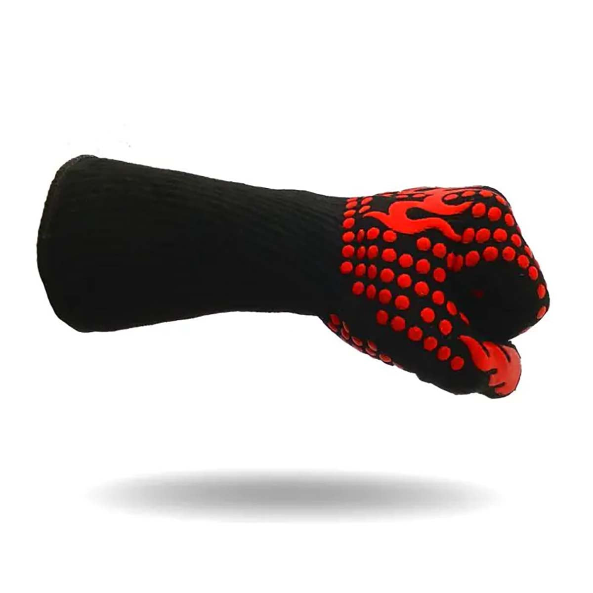Grillhansker aramid varmebestandig 500 °C - FireRocket i bruk ved grill