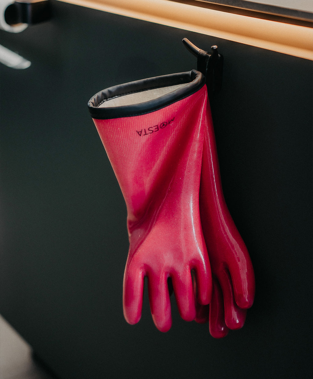 Grillhansker HeatPro Gloves silikon pink M bakside