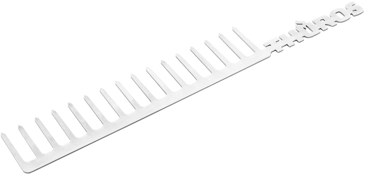 Grillkam grillspyd rustfritt stål 34 cm Thüros for effektiv grilling