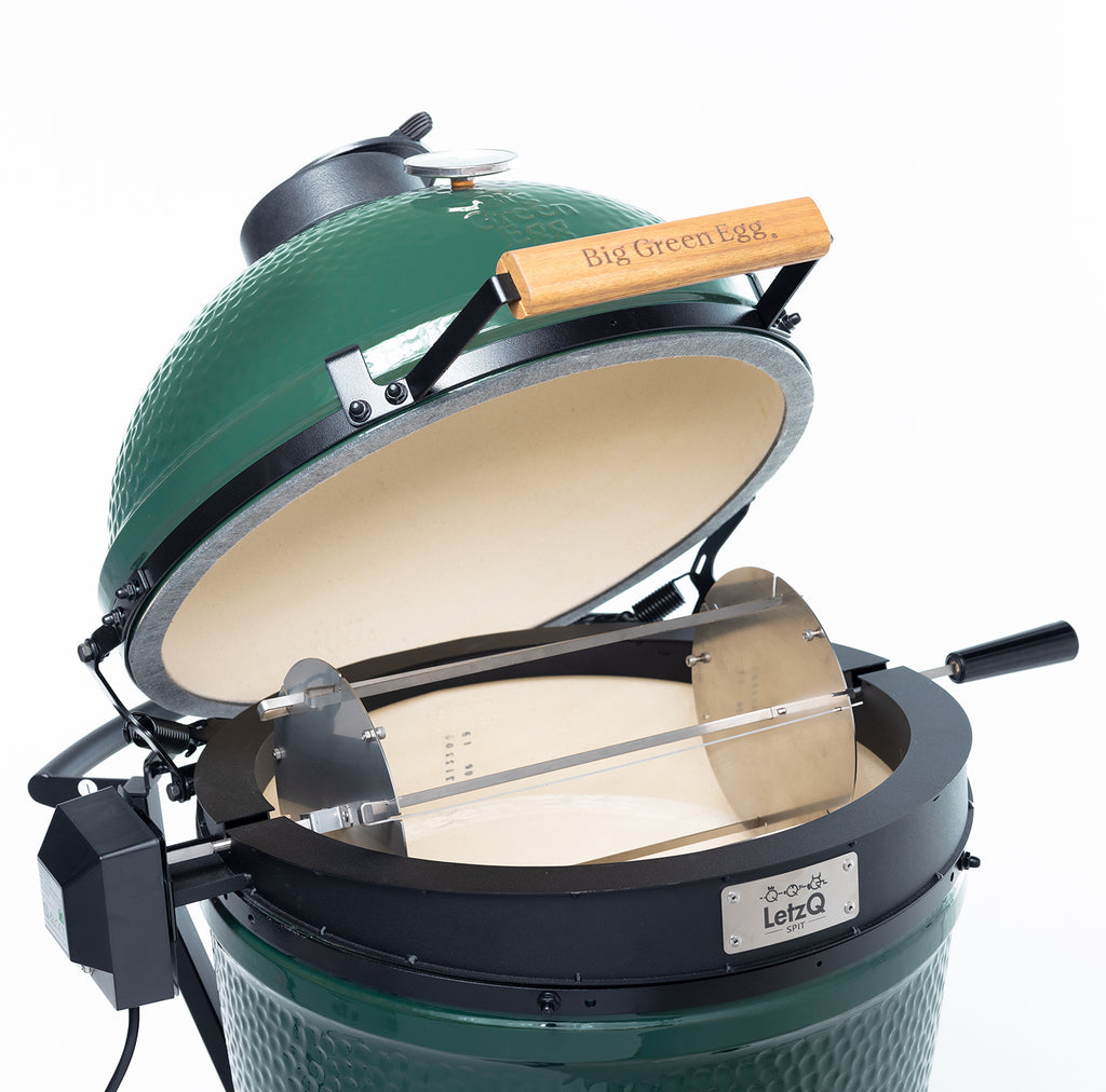 Nærbilde av Grillkarusell for LETZQ dreiespidd Large / XLarge - Big Green Egg montert