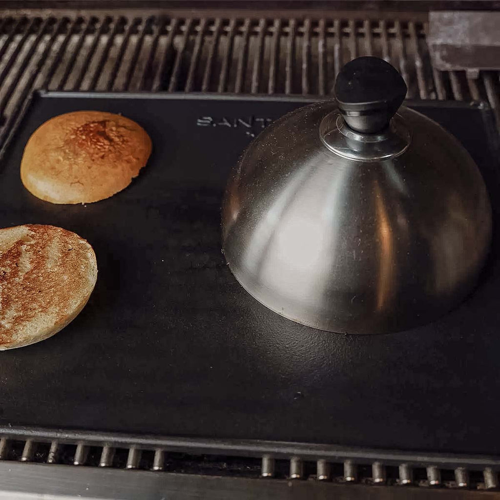 Grillklokke rustfritt stål 2-pakning - SANTOS sett sammen
