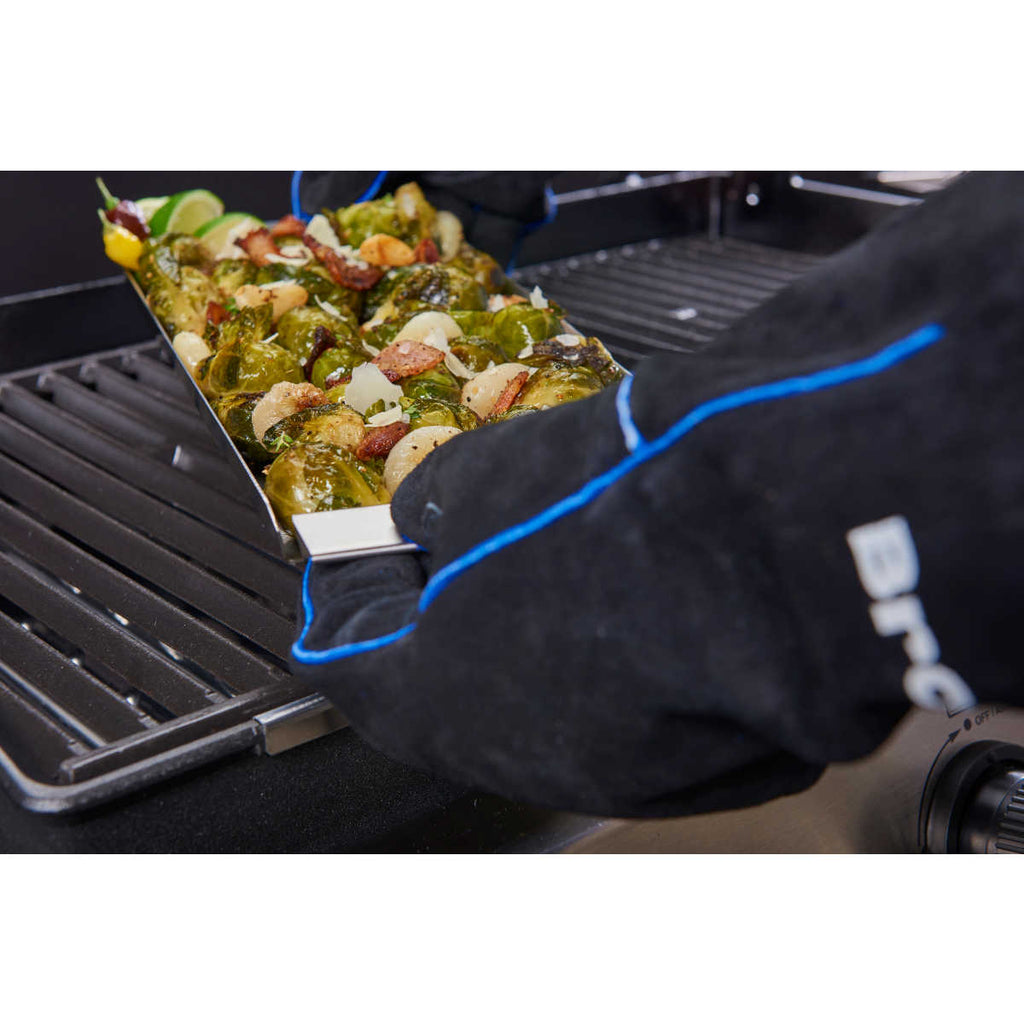 Grillkurv Narrow Topper 36,8 x 16,5 cm rustfritt stål sett fra siden