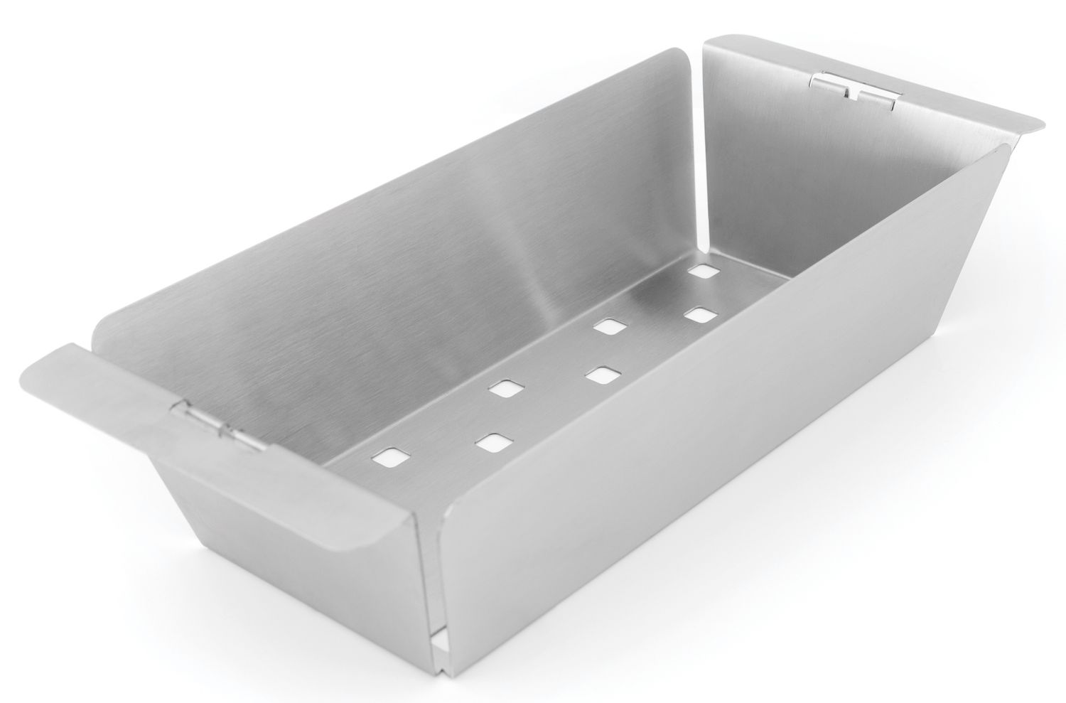 Grillkurv Narrow wok rustfritt stål smal 37x17 cm forfra